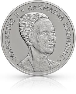 500-Kroner for Dronning Margrethes 75-års fødselsdag