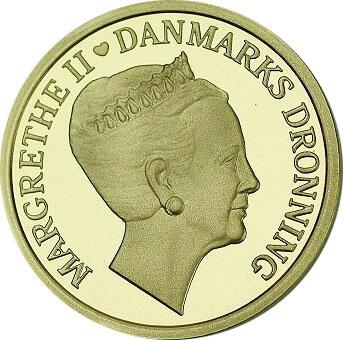 I forhold etage Diplomat Køb 1000-krone i guld for dronning Margrethes 70-års fødselsdag i 2010, kv.  0. - hos: <store>,-
