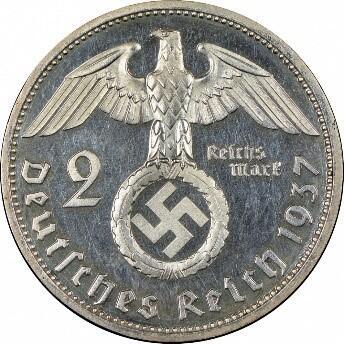 Få en af Hitlers Nazi sølvmønter