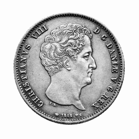 Få en 180 år gammel Rigsbankdaler fra Grundlovens Farfar!