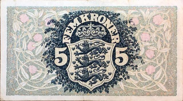 Få en original 5-kroneseddel fra Heilmann II (1931-1936)