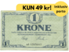 Få den eneste 1-kroneseddel i Danmarkshistorien!