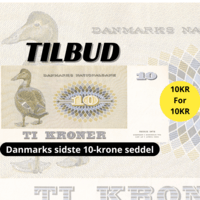 Danmarks Sidste 10-Kroneseddel 1972-1978