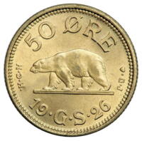 Grønlands Første Mønt, 50-Øre 1926