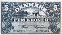 Få en original 5-kroneseddel fra Heilmann II (1931-1936)